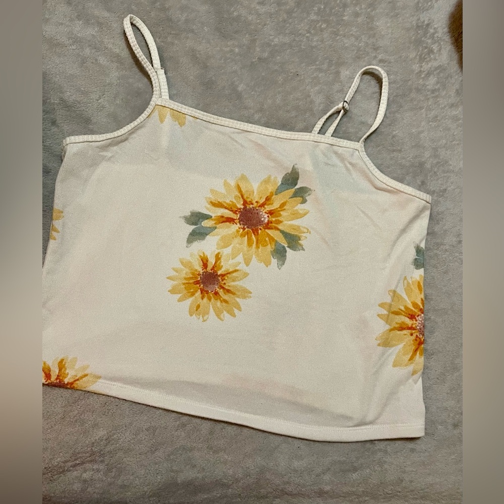 gilly hicks crop tank sz m